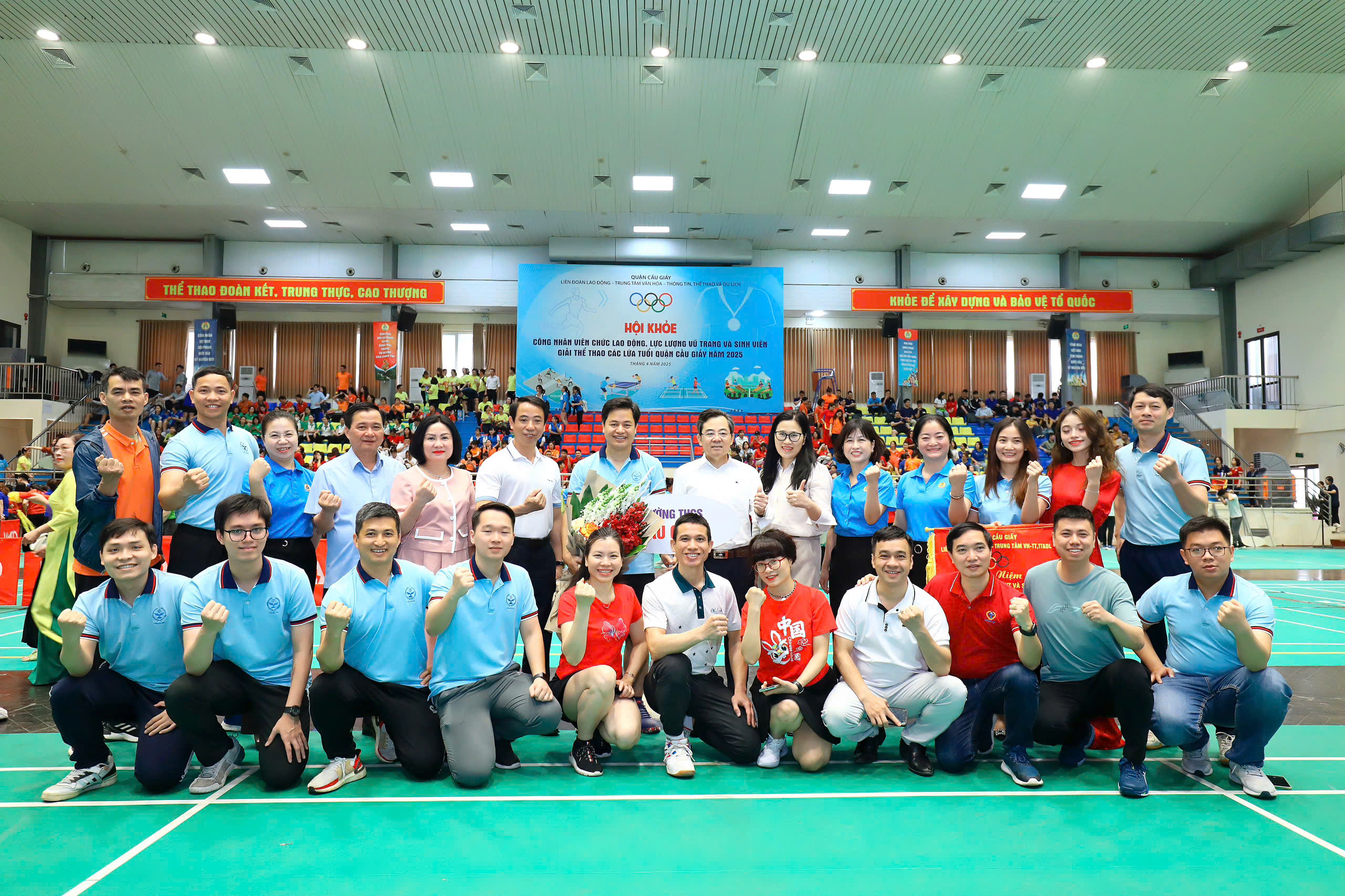 TRƯỜNG THCS CẦU GIẤY “CHÁY” HẾT MÌNH TRONG HỘI KHOẺ CÔNG NHÂN VIÊN CHỨC LAO ĐỘNG, LỰC LƯỢNG VŨ TRANG VÀ SINH VIÊN QUẬN CẦU GIẤY NĂM 2025