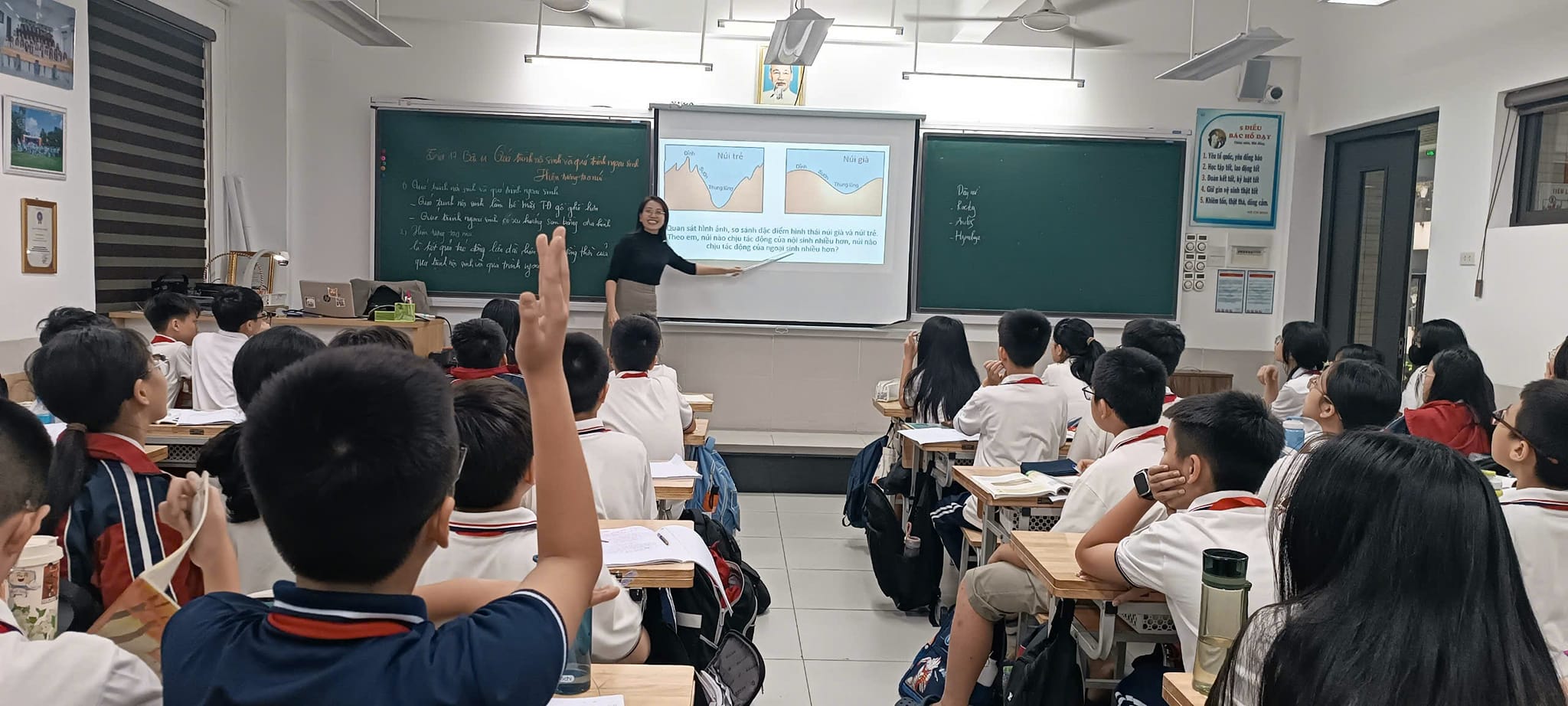 TIẾT CHUYÊN ĐỀ MÔN ĐỊA LÝ HẤP DẪN, THÚ VỊ CÙNG CÔ GIÁO TRẦN CHUNG THỦY