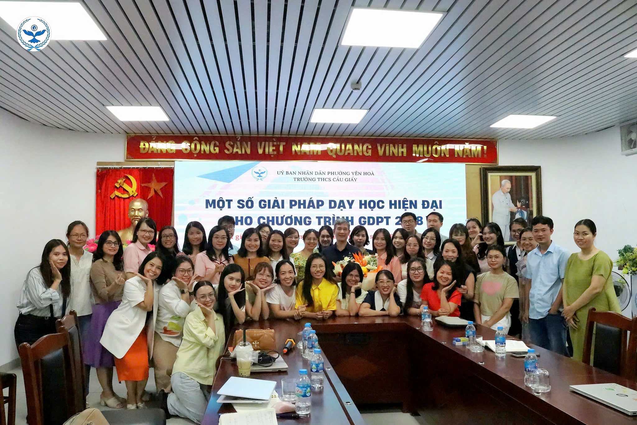 TẬP HUẤN CHUYÊN ĐỀ “MỘT SỐ GIẢI PHÁP DẠY HỌC HIỆN ĐẠI CHO CHƯƠNG TRÌNH GDPT 2018” CHO GIÁO VIÊN TRƯỜNG THCS CẦU GIẤY