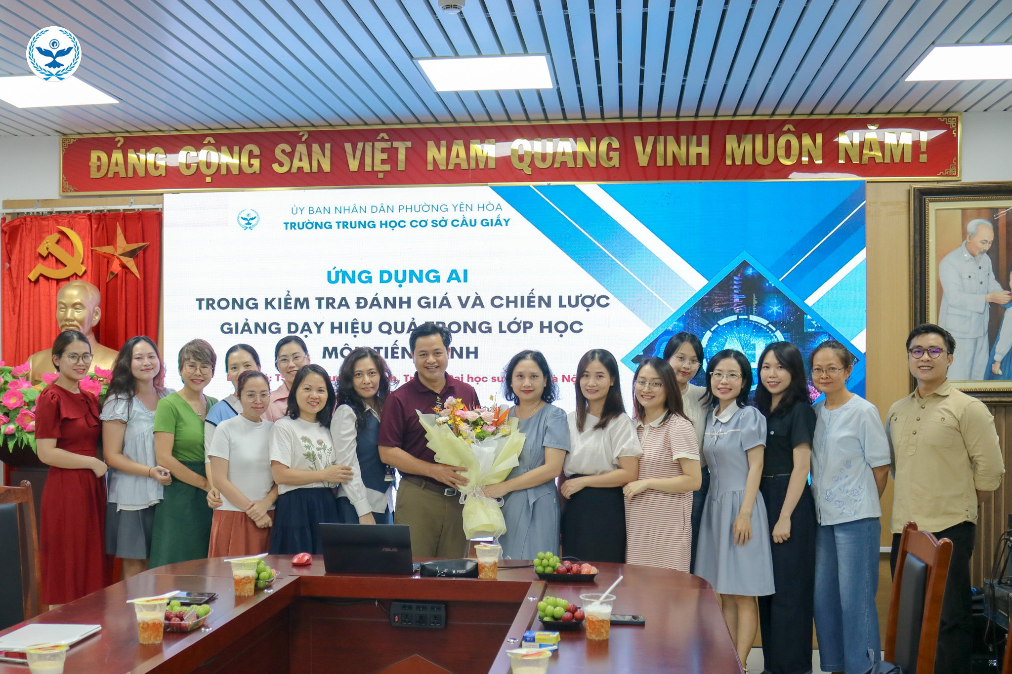 TẬP HUẤN CHUYÊN ĐỀ “ỨNG DỤNG AI TRONG KIỂM TRA ĐÁNH GIÁ VÀ CHIẾN LƯỢC GIẢNG DẠY HIỆU QUẢ Ở BỘ MÔN TIẾNG ANH”