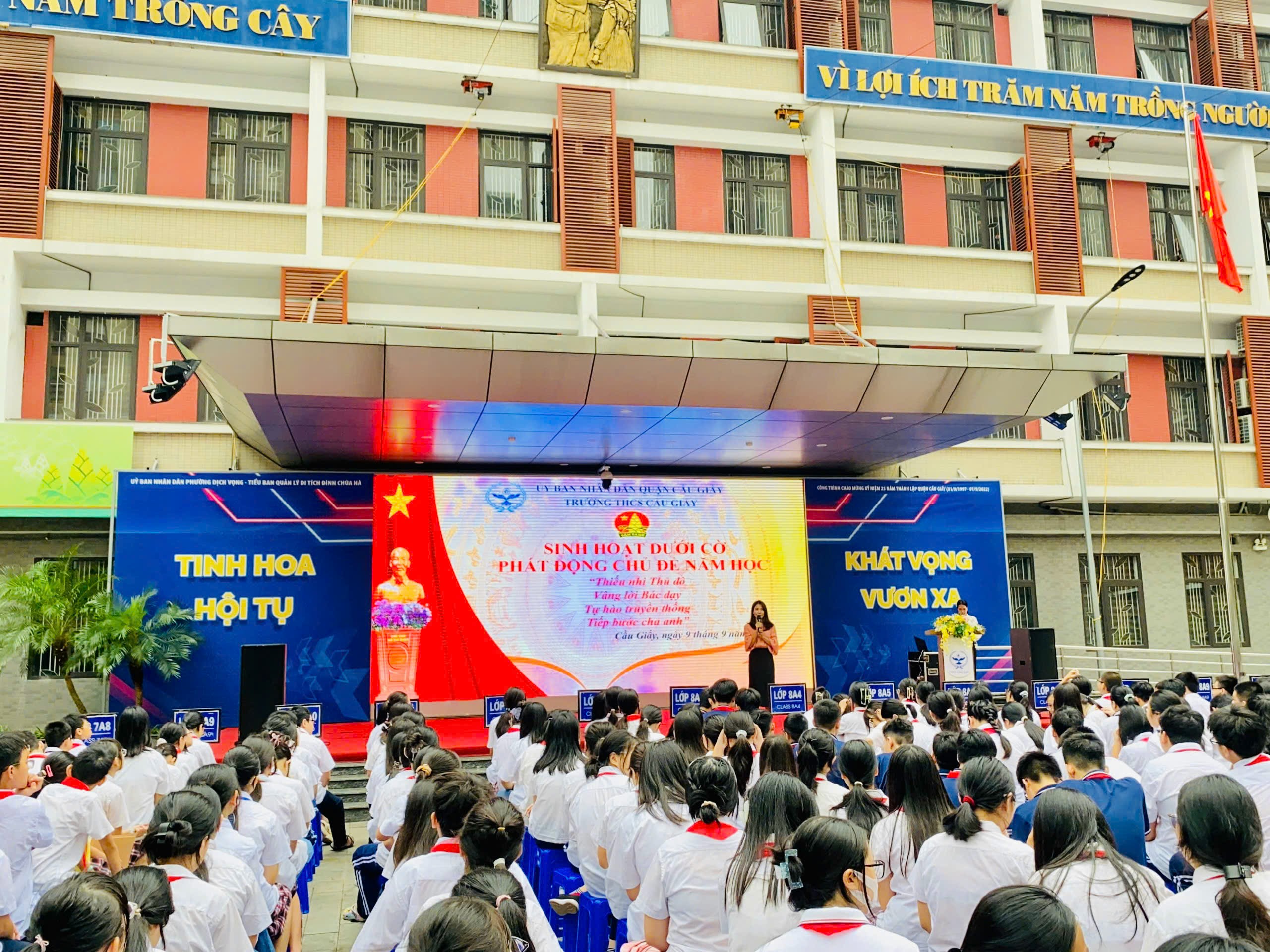 BUỔI SINH HOẠT DƯỚI CỜ TRUYỀN CẢM HỨNG KHỞI ĐỘNG NĂM HỌC 2024 – 2025