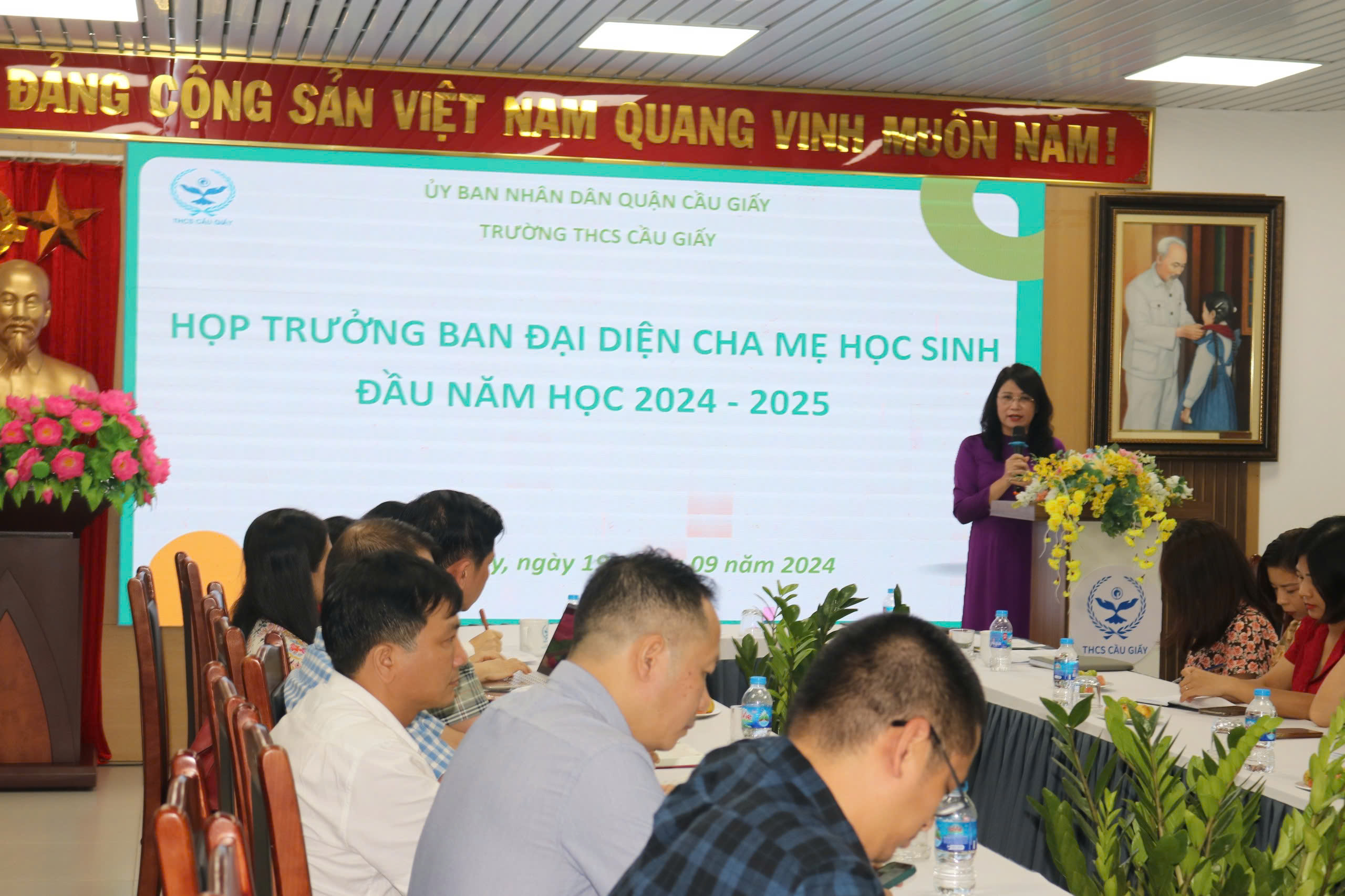 HỘI NGHỊ CHA MẸ HỌC SINH ĐẦU NĂM HỌC 2024-2025: KHỞI ĐẦU HẠNH PHÚC CHO HÀNH TRÌNH CHINH PHỤC NHỮNG ƯỚC MƠ