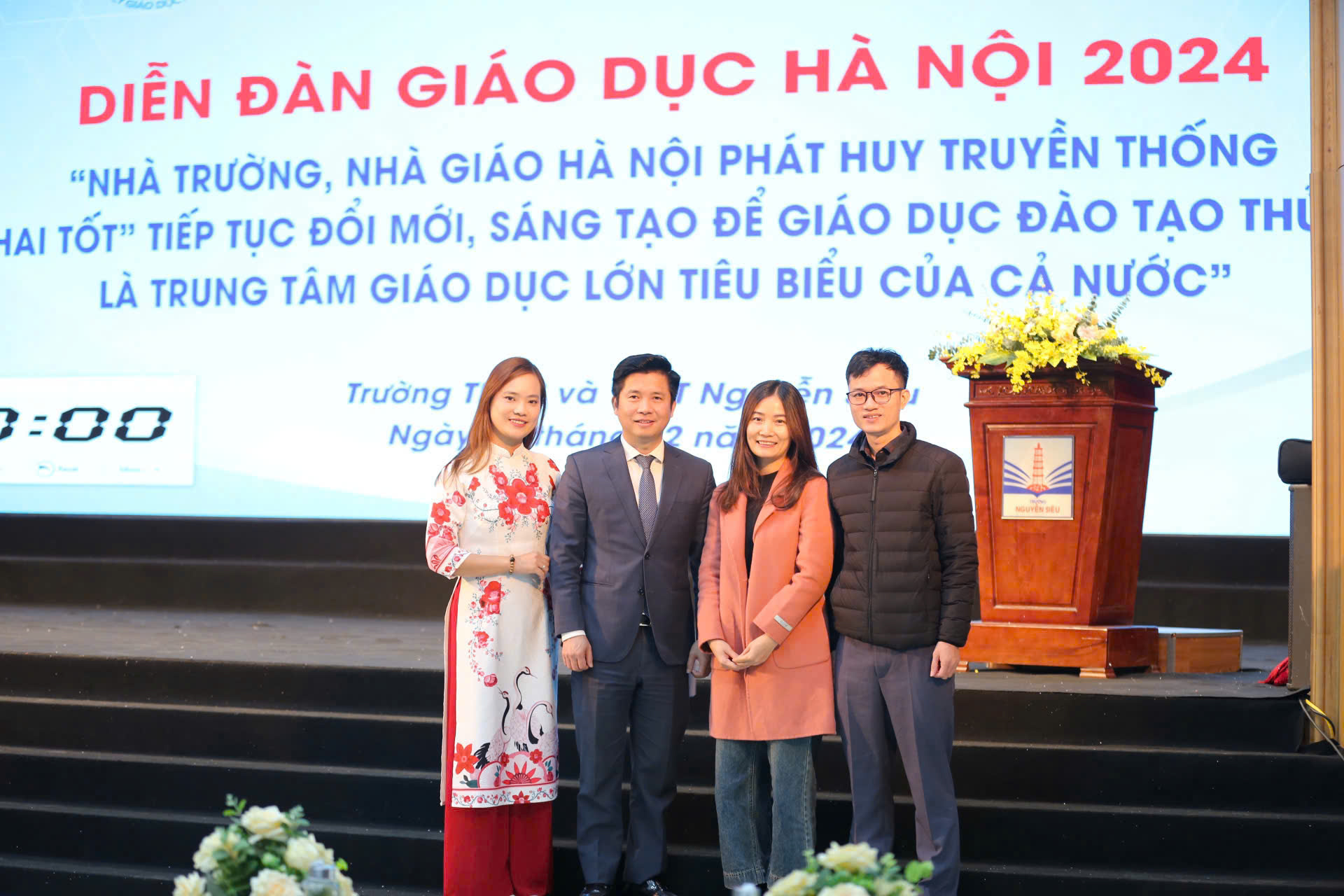 TRƯỜNG THCS CẦU GIẤY THAM DỰ DIỄN ĐÀN GIÁO DỤC HÀ NỘI 2024: KHƠI DẬY TINH THẦN ĐỔI MỚI SÁNG TẠO