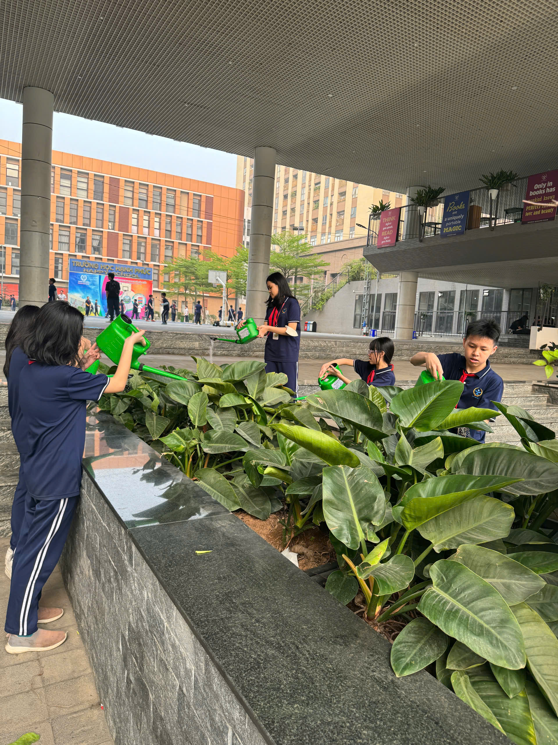 HÃY CÙNG CHUNG TAY VÌ MÔI TRƯỜNG HỌC ĐƯỜNG XANH – SẠCH – ĐẸP! 🌱
