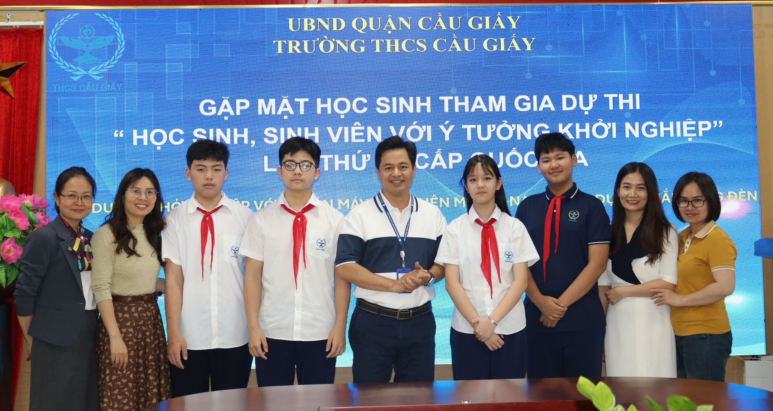 GẶP MẶT HỌC SINH THAM DỰ VÒNG CHUNG KẾT QUỐC GIA STARTUP 2025