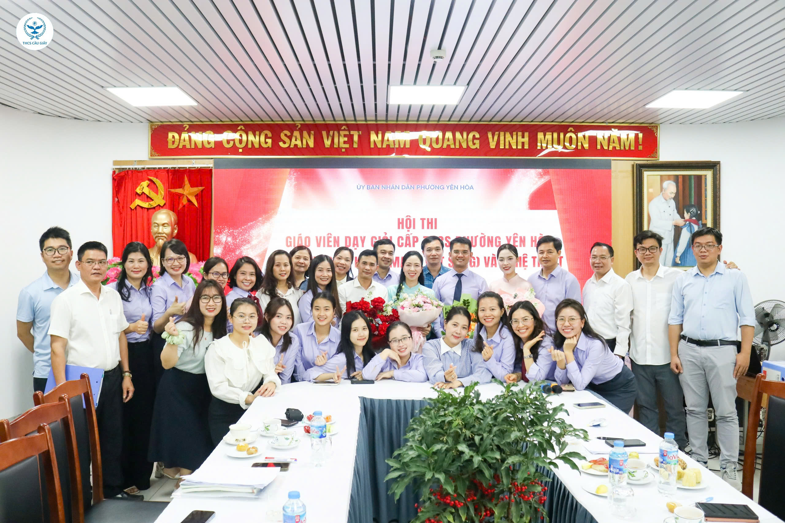 TRƯỜNG THCS CẦU GIẤY THAM GIA HỘI THI GIÁO VIÊN DẠY GIỎI CẤP TRUNG HỌC CƠ SỞ PHƯỜNG YÊN HOÀ