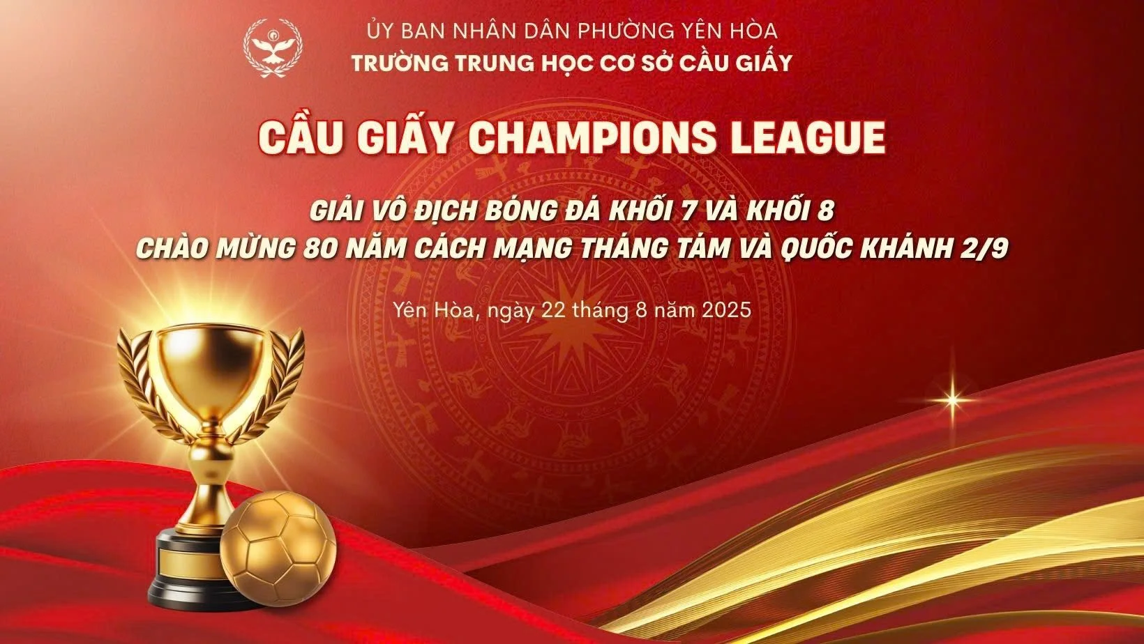 VÒNG BÁN KẾT ĐẦY KỊCH TÍNH, LỘ DIỆN NHỮNG ỨNG CỬ VIÊN SÁNG GIÁ CHO CHIẾC CÚP VÔ ĐỊCH GIẢI CẦU GIẤY CHAMPIONS LEAGUE
