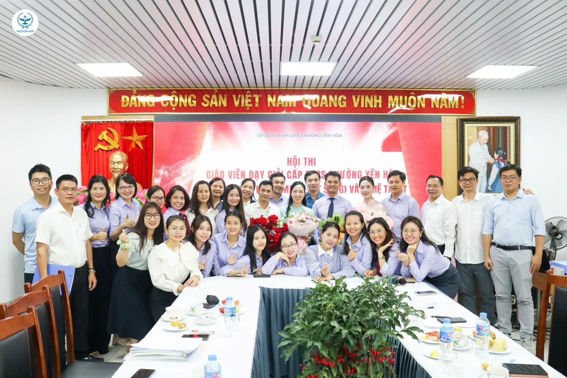 TRƯỜNG THCS CẦU GIẤY THAM GIA HỘI THI GIÁO VIÊN DẠY GIỎI CẤP TRUNG HỌC CƠ SỞ PHƯỜNG YÊN HOÀ